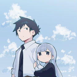 This is a pixiv picture whose title is 阿波連さん.