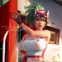This is a pixiv picture whose title is Kiriko Donut 桐子甜甜圈 pt1-4.