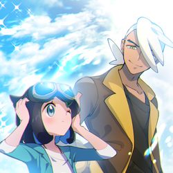 This is a pixiv picture whose title is フリード博士とリコちゃん.