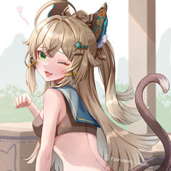 This is a pixiv picture whose title is 綺良々ちゃん🐈.