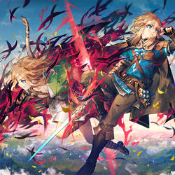 This is a pixiv picture whose title is 王国の涙.