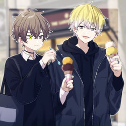 This is a pixiv picture whose title is にじさんじEN log1.