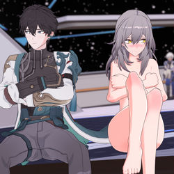 This is a pixiv picture whose title is Awkward.
