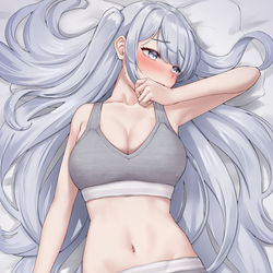 This is a pixiv picture whose title is 冬月.