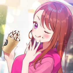 This is a pixiv picture whose title is 「ほしいの？」.