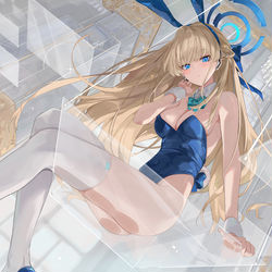 This is a pixiv picture whose title is 飛鳥馬トキ(バニガール).