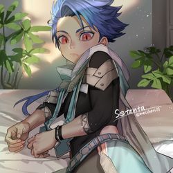 This is a pixiv picture whose title is セタンタω.