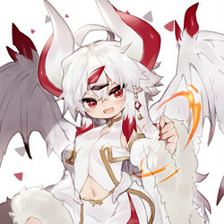 This is a pixiv picture whose title is ドラゴン娘.