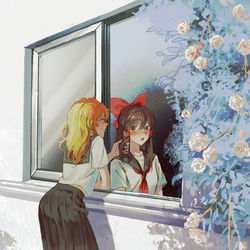 This is a pixiv picture whose title is 主角组.