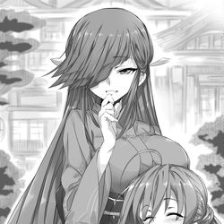 This is a pixiv picture whose title is 早霜と清霜.