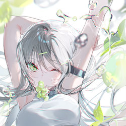 This is a pixiv picture whose title is Muscat tea.