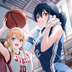 This is a pixiv picture whose title is クラスで２番目に可愛い女の子と友だちになった4.