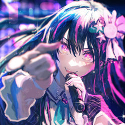This is a pixiv picture whose title is 完璧で究極なアイドル.