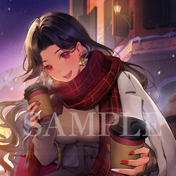 This is a pixiv picture whose title is にじさんじウィンターデート2022 スカーレヨナグニさん.