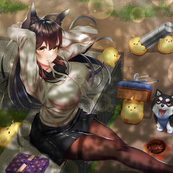 This is a pixiv picture whose title is アズールレーン　愛宕.