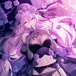 This is a pixiv picture whose title is BLACK.
