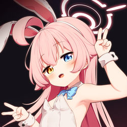 This is a pixiv picture whose title is バニホシノちゃん！.