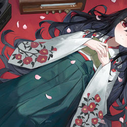 This is a pixiv picture whose title is 大正浪漫.