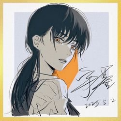 This is a pixiv picture whose title is 潦草的摸鱼✏️）.