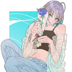 This is a pixiv picture whose title is 透.