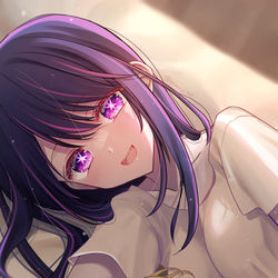 This is a pixiv picture whose title is ｢ほら、アクアもこっちおいで｣.