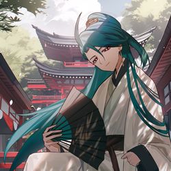 This is a pixiv picture whose title is 美.