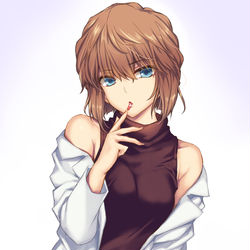 This is a pixiv picture whose title is 宮野志保＆灰原哀詰め【名探偵コナン】.