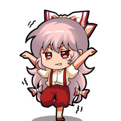 This is a pixiv picture whose title is 东方Project-藤原妹红.