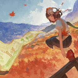 This is a pixiv picture whose title is 例大祭で新刊だします2.