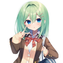 This is a pixiv picture whose title is エミちゃん.