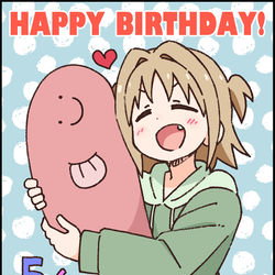 This is a pixiv picture whose title is あさひお誕生日会場2023.