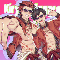 This is a pixiv picture whose title is 紅鉄rap.