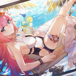 This is a pixiv picture whose title is :D.