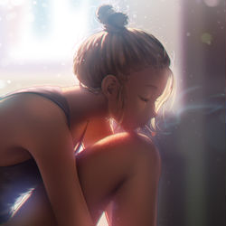 This is a pixiv picture whose title is 春休み.