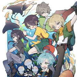 This is a pixiv picture whose title is オーシャンズ.