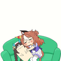 This is a pixiv picture whose title is タル枕と眠るリッキーちゃん.
