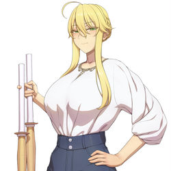 This is a pixiv picture whose title is Artoria, casual..