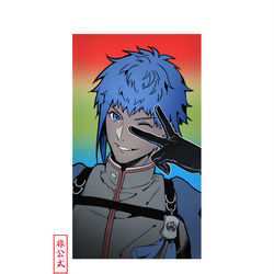 This is a pixiv picture whose title is ⚔🙏.