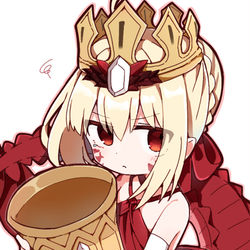 This is a pixiv picture whose title is 「余のせいじゃないもん」.