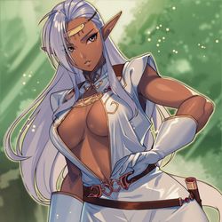 This is a pixiv picture whose title is ロードス島戦記.