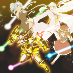 This is a pixiv picture whose title is 黄金響.