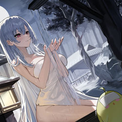 This is a pixiv picture whose title is 温泉のヴォロシーロフ.