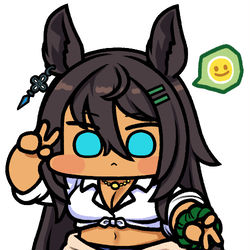 This is a pixiv picture whose title is シンボリクリスエス.