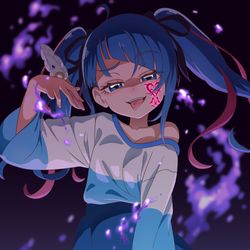 This is a pixiv picture whose title is 闇堕ちソラちゃん.