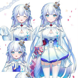 This is a pixiv picture whose title is 【お仕事】vtuber天羽音みらん　ビジュアル.
