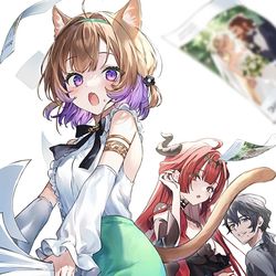 This is a pixiv picture whose title is 【お仕事】クセつよ異種族で行列ができる結婚相談所　表紙.