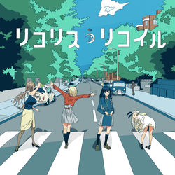 This is a pixiv picture whose title is Abbey Road.