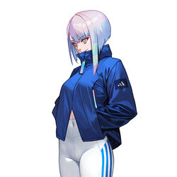 This is a pixiv picture whose title is Lucy / サイバーパンク エッジランナーズ x adidas.