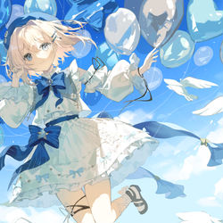 This is a pixiv picture whose title is 菫時.