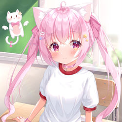 This is a pixiv picture whose title is 「一緒に体育頑張ろうね。」.